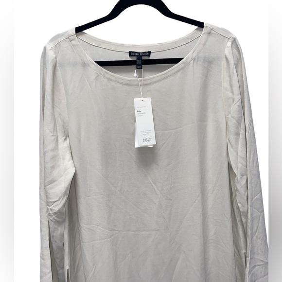 Eileen Fisher NEW with Tags Sulk Tunic Shirt Size Medium - Picture 4 of 4